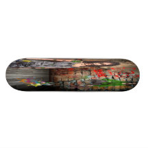 Maler-Mädchen Individuelle Skatedecks