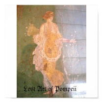 Malereien von Pompeji Italien, verlorene Kunst von poster
