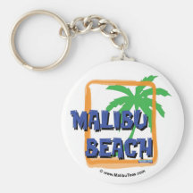 Malibu-Strand-Palme Schlüsselanhänger