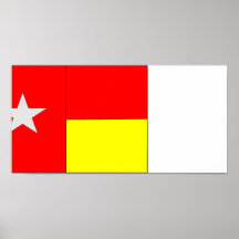 Malo Les Bains Nord-Frankreich, Frankreich Flagge Posterdrucke