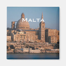 Malta-Reise-Andenken-Foto-Kühlschrankmagnet