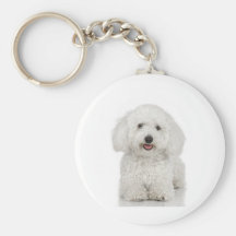 Maltesischer Hundeweiß Schlüsselanhänger