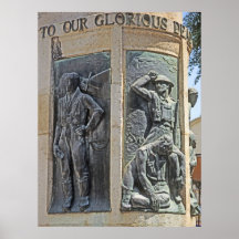 Maltesisches zweiter Weltkrieg-Belagerungs-Denkmal Plakate