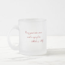 Malu u. Lilien-Zitat-Becher Kaffee Tasse