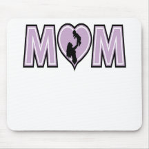 Mamma mit Baby Mousepad