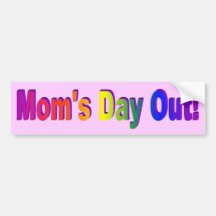Mamma-Tag heraus Autosticker