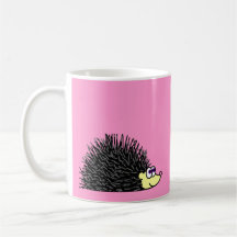 Mamma-und Baby-Igels-Kaffeetasse