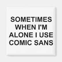 Manchmal Comic ohne Kühlschrankmagnete