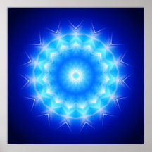 Mandala-kristallenes Licht 1 Plakate