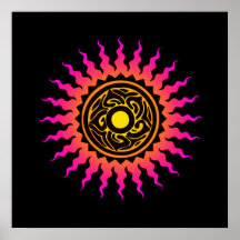 Mandala Sun 1 Posterdruck