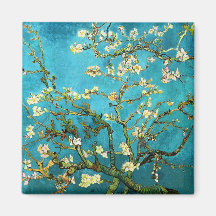 Mandelbaum-Vintage feine Kunst Van Gogh blühende Magnete
