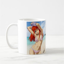Manga Strand Kaffee Tassen