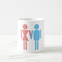 Mann Frau man woman Tee Tasse