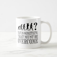 Mann ist etwas, der überwunden werden muss (Nietzs Kaffeehaferl