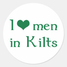 Männer der Liebe I in den Kilts Stickers