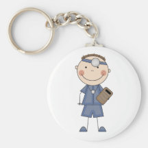 Männlicher Doktor T-shirts und Geschenke Schlüsselbänder