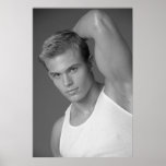 Männliches Fitness-Modell-Plakat #9878