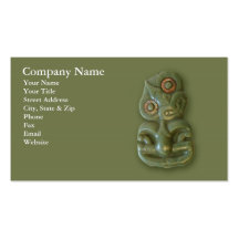 Maori- Hei-Tiki Visitenkarte