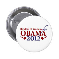 Mappen der Frauen für Obama 2012 buttons
