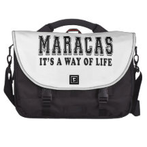 Maracas ist es Lebensart Notebook Tasche