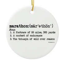 Marathon-Definition ornaments