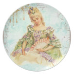 Marie Antoinette mit Fan Party Teller