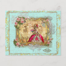 Marie Antoinette Party an Versailles-Flyer
