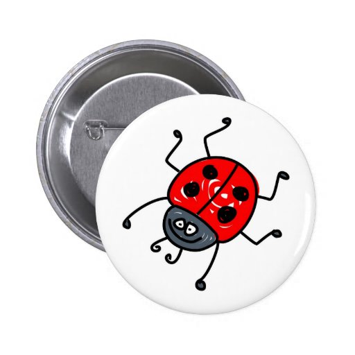 Marienkäfer Anstecknadelbuttons