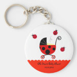 Marienkäfer-Baby-Duschen-Gastgeschenk Keychains Schlüsselbänder