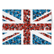 Marienkäfer Großbritannien Grußkarten