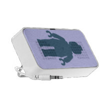 Marine-Blau Minifig fertigt vorbei mein Minifig be Laptop Speaker