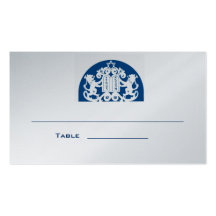Marine-Löwe-Bar Mitzvah Platzkarte Visitenkarten