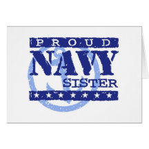 Marine-Schwester Grußkarten