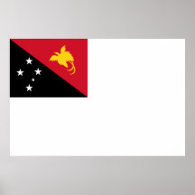 Marinefahne von Papua-Neu-Guinea, Panama Posterdrucke
