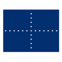 MarineJack von Brasilien, Brasilien Flagge Postkarten