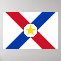 MarineJack von Paraguay, Papua-Neu-Guinea Flagge Plakatdrucke