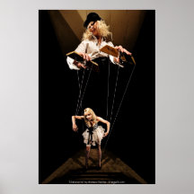 "Marionette" durch Andrew Gettler Plakat