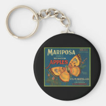 Mariposa extravagante nordwestliche Äpfel Schlüsselanhänger