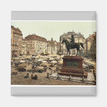 Marktplatz, Wien, Austro-Ungarn ausgezeichnetes P Kühlschrankmagnet