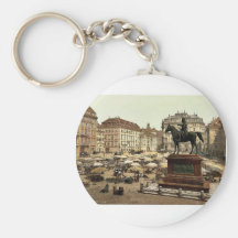 Marktplatz, Wien, Austro-Ungarn ausgezeichnetes P Schlüsselanhänger