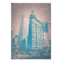 Marktstraße in San Francisco Foto Drucke
