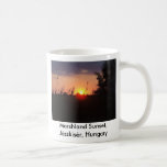"Marschland-Sonnenuntergang, Ungarn" Becher Tee Tassen