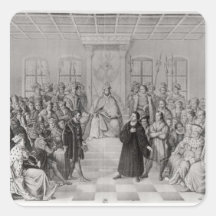 Martin Luther vor Charles V Sticker
