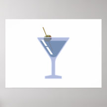 Martini Glass Posters