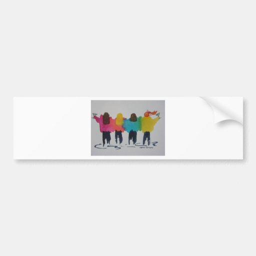 Martini Zeit "die Freundinnen " Auto Sticker