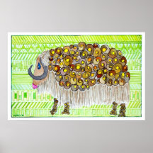 Mary-Anna Moschus-Ochsen-Plakat