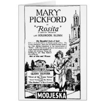 Mary Pickford Rosita 1924 Karte