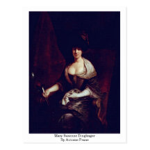Mary Susanne Dinglinger durch Antoine Pesne Postkarte