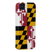 Maryland-Flagge CASEMATE KAUM DORT - iphone 4/4S iPhone 4 Cover