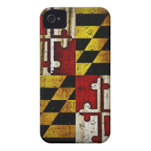 Maryland-Flagge iPhone 4 Case-Mate Hüllen